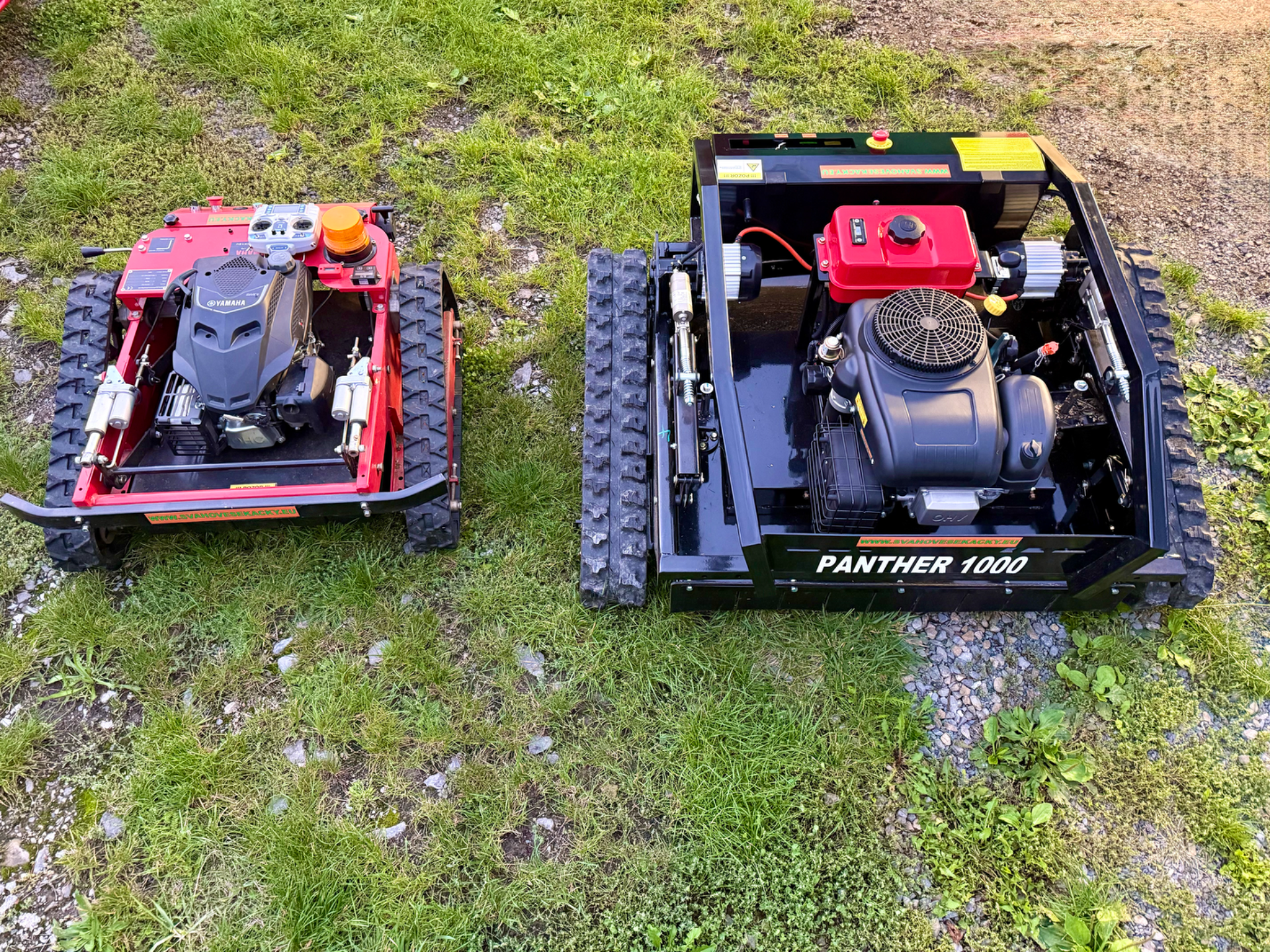 Model s šířkou sečení 550mm - Model s šířkou sečení 1000mm