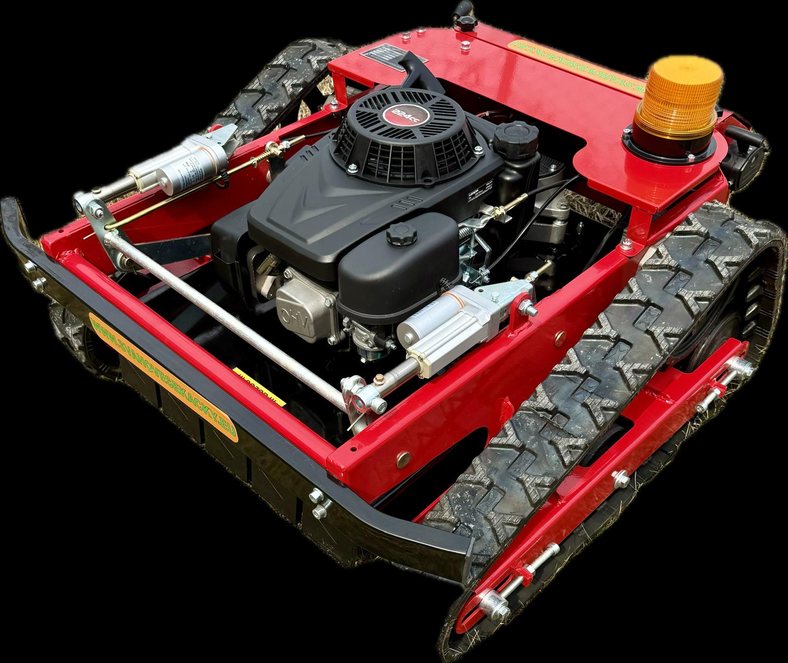 Svahová sekačka s motorem 225cc - šířka záběru 55cm