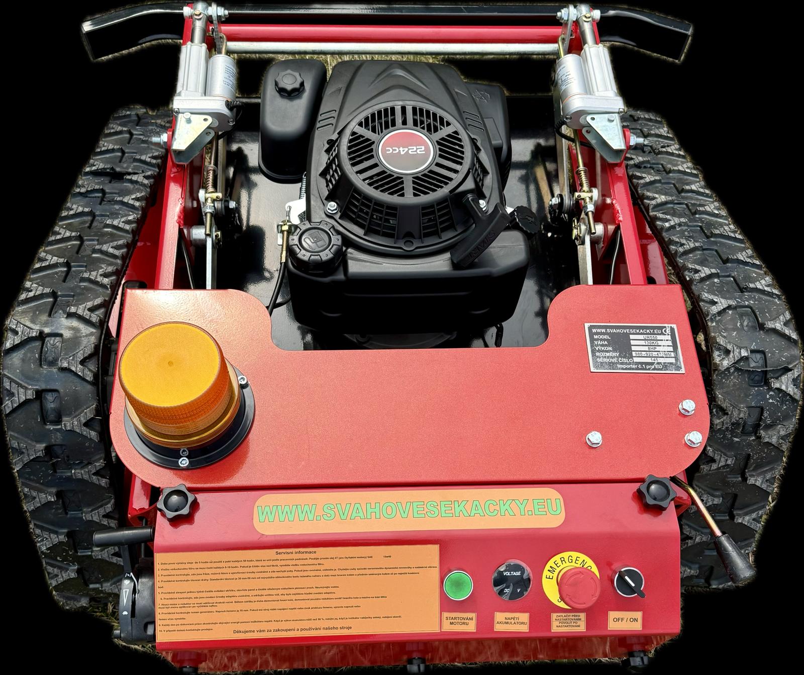 Svahová sekačka 225cc